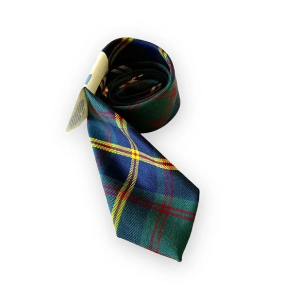 Strathmore Woolen Company Forfar Scotland Tie Marines Leathernecks Dress NWT New - Picture 1 of 5